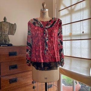 80s Carole Little Blouse